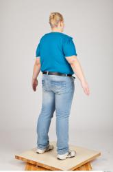 Whole Body Woman White Casual Overweight Studio photo references